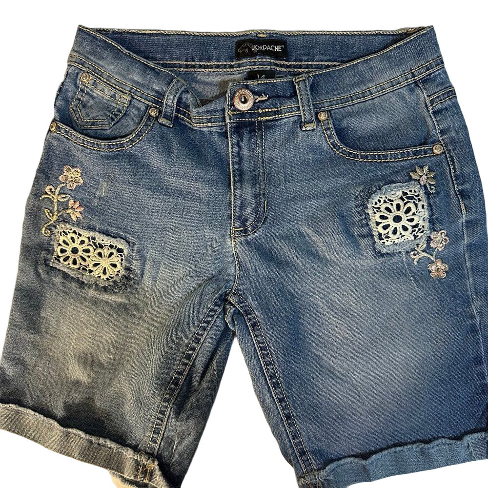 Jordache Size 13 Junior Patchwork